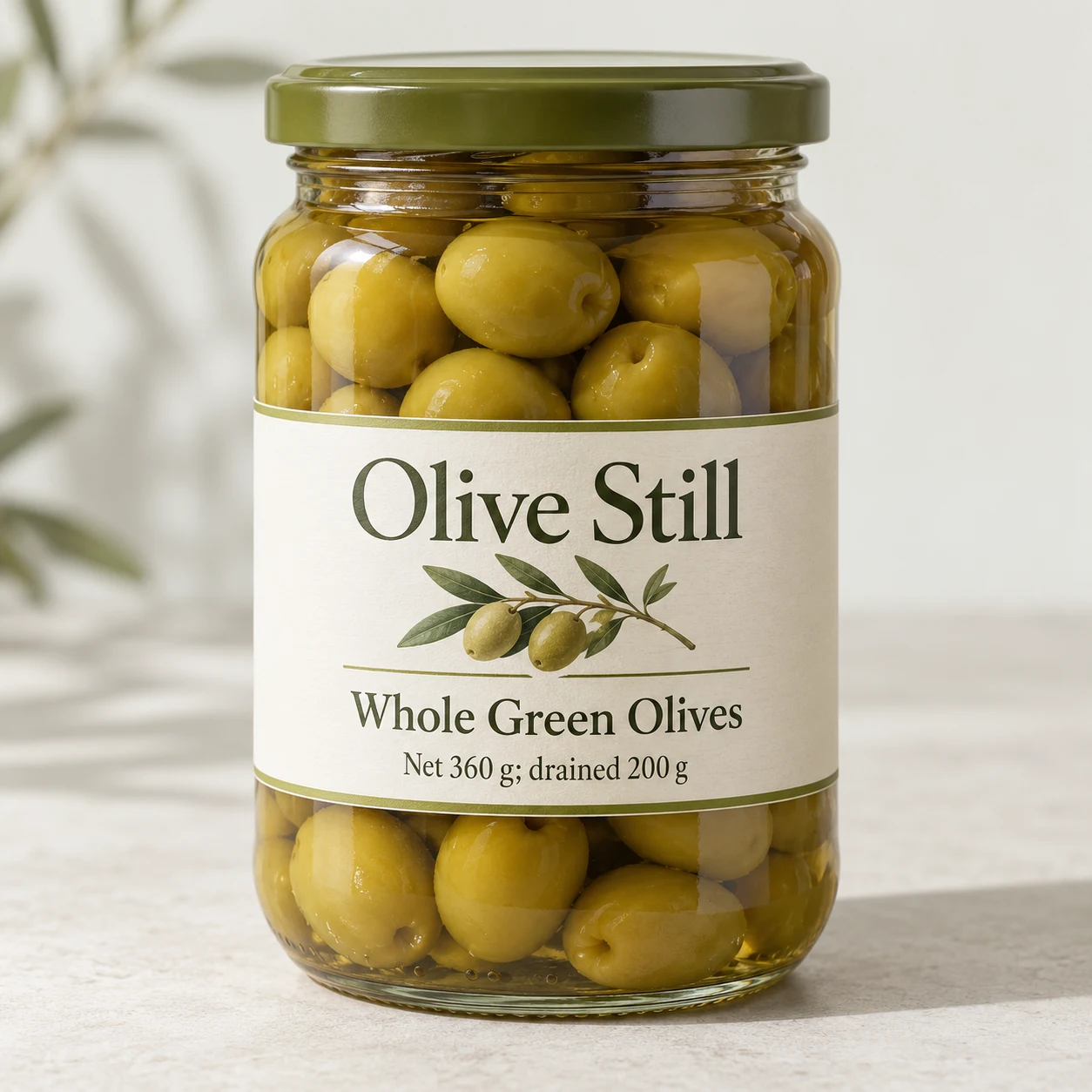 Whole Green Olives